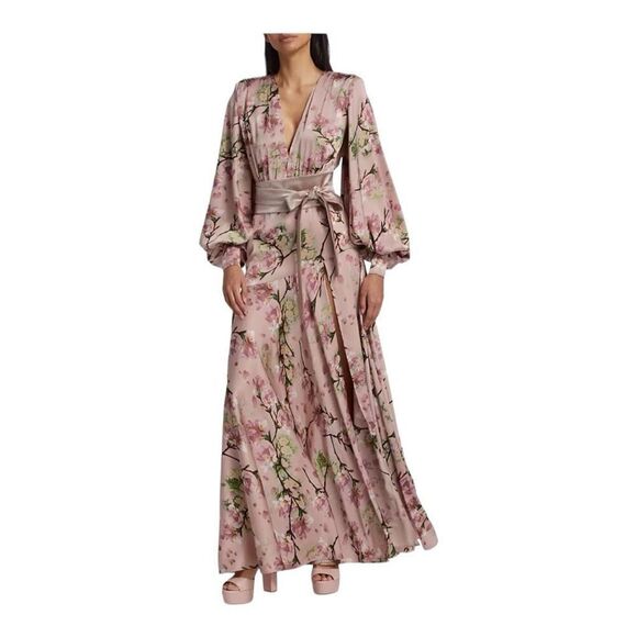 Bronx and Banco Carmen Floral Balloon Sleeve Dress Size 4. *no belt - Picture 3 of 15
